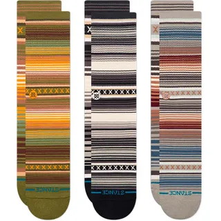 Stance Curren Socken 3 Paare - Green - EU 43-46