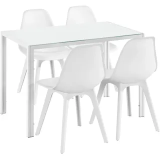 [en.casa] Stathelle 5-tlg. weiß