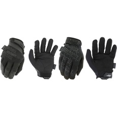 Mechanix-Wear-Handschuhe für hohe Beweglichkeit der Hände, schwarz, MSD-55-012, XXL & Wear Original® Covert Handschuhe (Large, Vollständig schwarz)