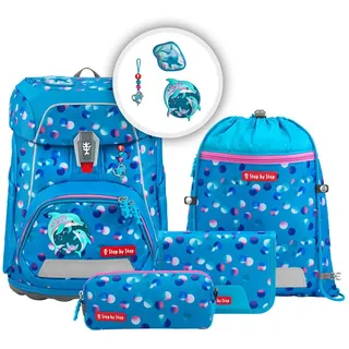 Step By Step Fit 5-tlg. Blau mit Muster