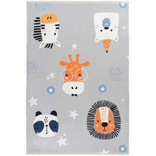 Obsession Kinderteppich , Multicolor , Textil , Tier , rechteckig , 155x230 cm , Oeko-Tex® Standard 100, Global Recycled Standard (Grs) , für Fußbodenheizung geeignet, lichtunempfindlich, waschbar, pflegeleicht, leicht zusammenrollbar, rutschfeste Unterfläche , Teppiche und Böden, Teppiche, Waschbare Teppiche