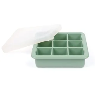 Haakaa Gefrierform für Muttermilch oder Babynahrung 9 Fächer 1 St gruen