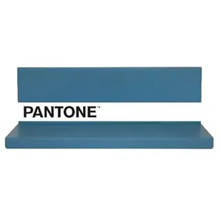 Homemania Shelfie Regal – Wanddekoration, Objektträger, quadratisch, mit Regalen – für Wohnzimmer, Schlafzimmer – Blau, Weiß, Schwarz, aus Metall, 40 x 14 x 13 cm