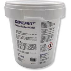 DEWEPRO WasserkastenWürfel 1 Dose à 10 Stück - der WC-Reiniger zum Einwurf in Spülkästen für WC-Frische im Bad