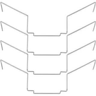 Create idea 4 Stück 12 cm Edelstahl CPU-Kühlkörper Lüfter Drahtschnalle Dicke ca. 2,5 cm CPU-Lüfter Kompatibel mit Xuanbing 400 Donghai X4/X5