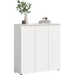 VCM Universalschrank Scarpa 105 x 111 x 37 cm Weiß