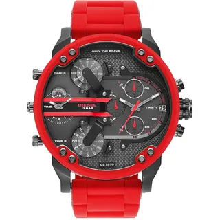 Diesel Herrenuhr Mr. Daddy 2.0, Chronographenwerk, 57mmGunmetalEdelstahlgehäuse mit Edelstahlarmband, DZ7370
