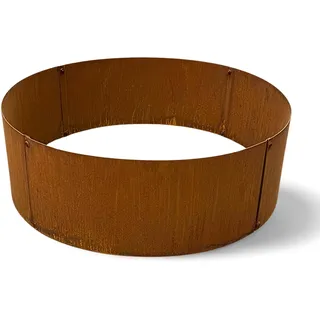 Czaja Pflanzringe 2 Stück Ø 60 cm Edelrost - Hochbeet Rost Pflanzgefäß Pflanzkübel Metallring Kräuterbeet Stahlring Stahl Ring
