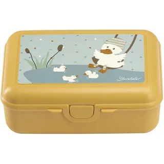 Sterntaler Kinder Brotdose Ente Edda Lou mit herausnehmbarer Schale, Lunchbox, Snack Box mit Clickverschluss