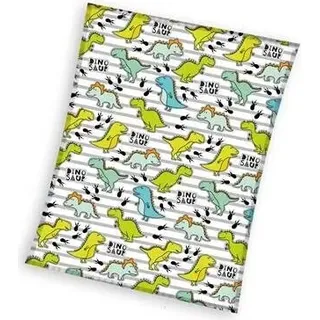 Dino-Vlies kariert 130 x 170 cm - Rosa