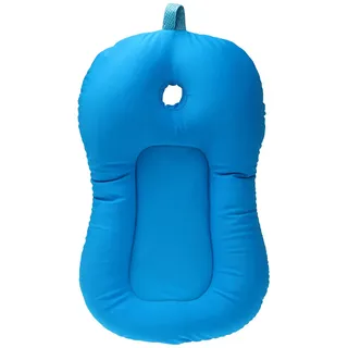 belupai Baby Bad Pad Neugeborenen Faltbare Badewanne Stuhl Regal Badewanne Sitz Infant Unterstützung Kissen Mat(Blau)