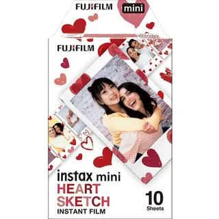 Fujifilm Instax Mini Heart Sketch 10 Bilder