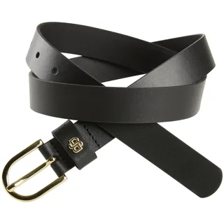 Boss Damengürtel Leder schwarz 75