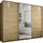 Schwebetürenschrank CORTONA 278 x 214 x 64 cm Braun