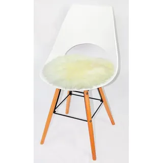 Heitmann-Felle Lamm Stuhlkissen 45 x 45 cm Weiß