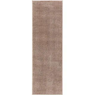 Kunstloft Läufer Soda Beige 80x240 cm , Textil , Beton Optik , Rechteckig , 80x1 cm , Gots , wasserabweisend , Teppiche und Böden, Teppiche, Teppichläufer, Läufer