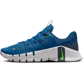 Nike Herren Free Metcon 5 Trainingsschuh, Court Blue/Green Strike-Thunder Blue, 42.5 EU