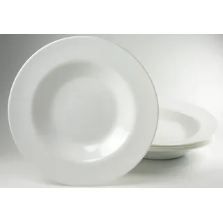 Luminarc Pastateller »Essteller« Teller Set für 6 Personen, Glas, weiß