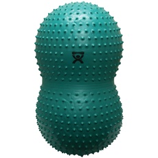 CanDo Gymnastikrolle mit NOPPEN/Motorikball/Fitnessball in Erdnussform - Peanut Ball SENSI - grün, 60 cm x 110 cm