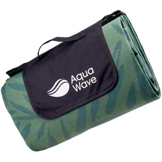 Aquawave Salva Picknickdecke - Bamboo Print Dark Green - One Size
