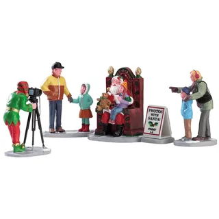 Fotos With Santa, Set Of 5 - Lemax COD 22032