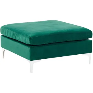 Beliani Hocker Evja 85 x 48 x 85 cm Grün
