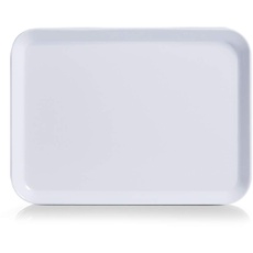 Bild Tablett Weiß, 24 x 18 cm