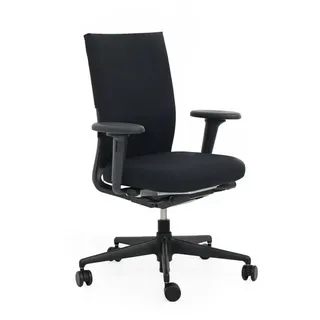 Vitra Bürodrehstuhl ID Soft Black Special schwarz, Designer Antonio Citterio, 90-108x70x52-76 cm