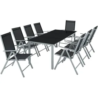 Tectake Pompeii Set 9-tlg. Grau