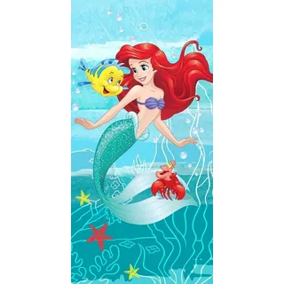 Jerry Fabrics Disney Arielle Duschtuch Badetuch Strandtuch 70 x 140cm