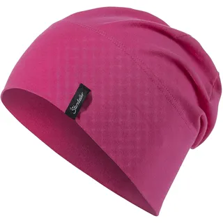 Sterntaler OCS Beanie uni – Lässige Slouch Beanie Mütze aus Singlejersey (Bio) – Mädchen Kopfbedeckung – variabel tragbar – Baby und Kinder Übergangsmütze – magenta, Größe 55