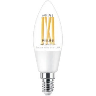 Philips Smart LED-Leuchtmittel 40 W E14 Kerzenform Filament Clear Einzelpack