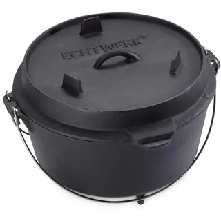 Echtwerk Dutch Oven 8 l Gusseisen schwarz
