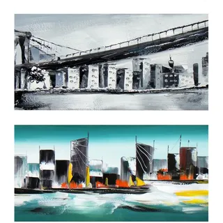 Vical Home Leinwandbild 2er Set