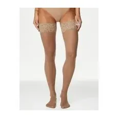 Womens Autograph 2pk 10 Denier Ladder Resist Matt Hold-Ups - Pale Opaline, Pale Opaline - Extra Large