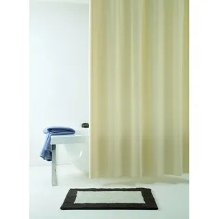 Grund Duschvorhang , Beige , Kunststoff , Abstraktes , 240x200 cm , Oeko-Tex® Standard 100, Made in Europe , Heimtextilien, Badtextilien, Duschvorhänge