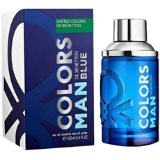 United Colors of Benetton - Blau von United Colors, Eau de Toilette Spray für Herren, Frischer Zitrusduft mit Zitrone, Tequila, Koriander, Wassermelone und Meeresnoten - 100 ml