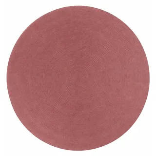 HAMID Nansa Indoor-/Outdoor-Teppich, recyceltes PET – Waschbar und wasserabweisend – Umweltfreundlich und nachhaltig – Ideal für Terrasse, Garten oder Wohnzimmer (200 x 200 cm, Kirsche)