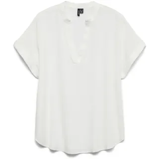 Vero Moda Bluse Casual Splitneck Weiß XS