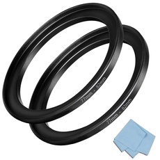 Komet Step-Up-Ring für Kamera-Objektiv-Filter, 77 mm bis 82 mm, 2 Stück