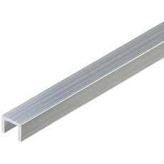 U-PROFIL Aluminium|Abmessungen: 10X8 MM|Länge: 0,6 M | Materialstärke: 1,5MM | ROH