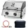 Platinum Compact Tischgrill Edelstahl + Gasdruckminderer und Abdeckhaube