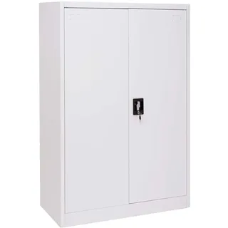 MCW Aktenschrank 90x40x140 cm Weiß