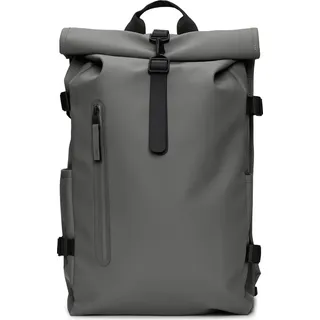 Rains Rolltop Rucksack Large W3 Grau