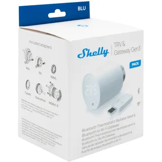 Shelly Blu TRV Heizkörperthermostat 1 St. Weiß