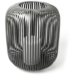 Fynch-Hatton Laterne , Schwarz , Metall , Uni , rund , 35 cm , Dekoration, Laternen & Windlichter, Laternen