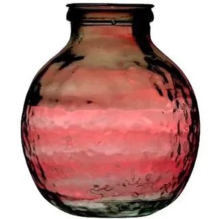 NATURAL LIVING VASE Louise 9L Rubi AUS RECYCELTEM Glas Durchmesser 25CM X H30CM