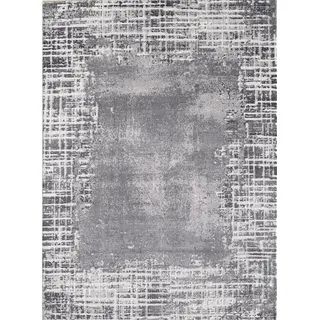 Läufer , Hellgrau , Textil , Vintage , rechteckig , 80x300 cm , Oeko-Tex® Standard 100 , pflegeleicht , Teppiche und Böden, Teppiche, Teppichläufer, Läufer