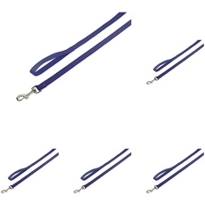 Nobby Leine Classic blau L: 120 cm; B: 15 mm (Packung mit 5)