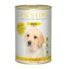 6x400g Pasăre Junior Dog ́s Love Hrană umedă câini